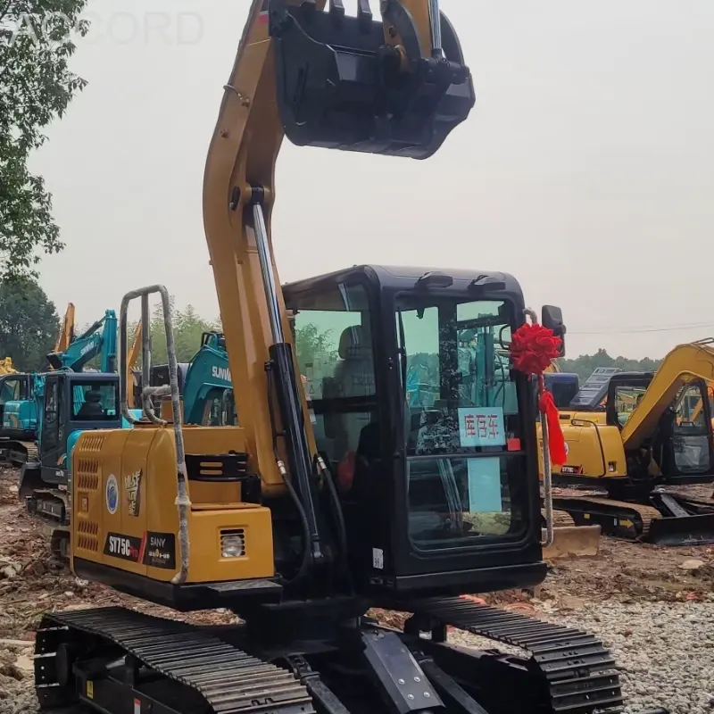 Hot Sale Used Sany 75-9 Small Crawler Hydraulic Excavator