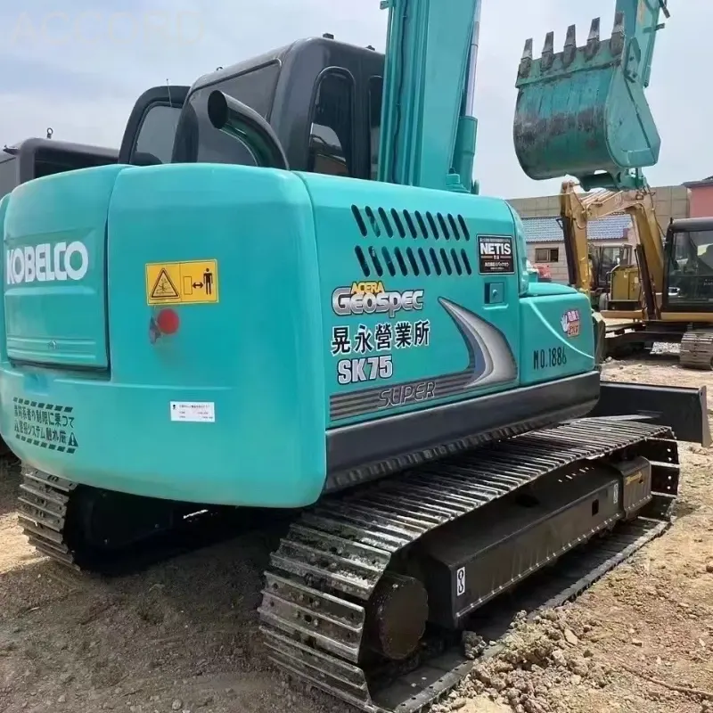 Preço do equipamento original usado para escavadeiras Kobelco 75