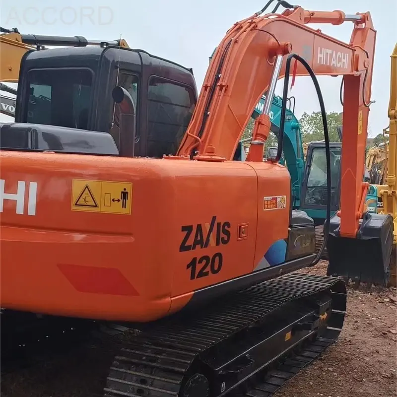 حفارة 40 طن مستعملة من نوع HITACHI 120-6 آلات بناء مستعملة