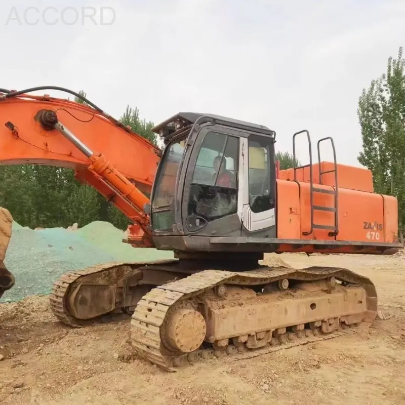 Well Performance Second Hand Original HITACHI 470-3 Hydraulic Diggers